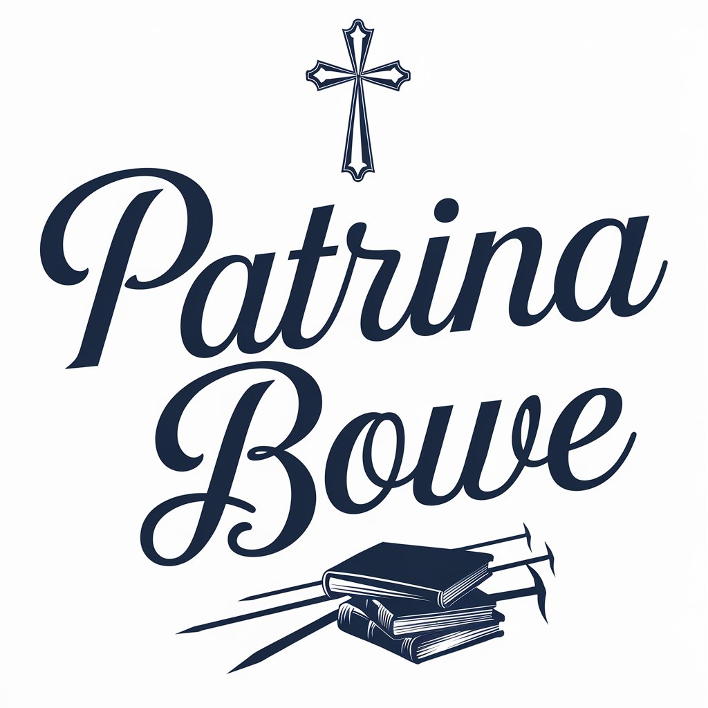 the name of the author, Patrina Bowe, in dark font, that also depicts books and the cross.